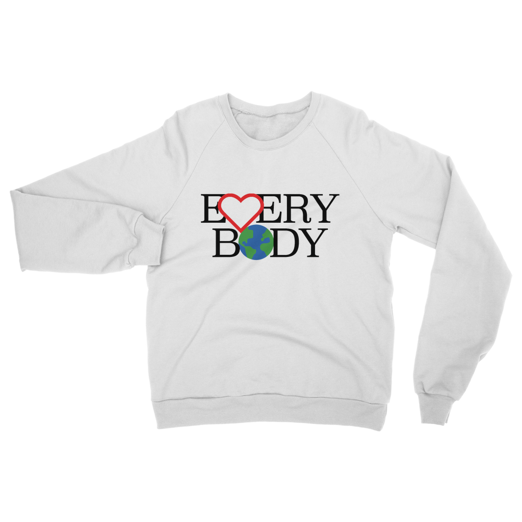 Classic Adult Sweatshirt - Love Everybody On Earth